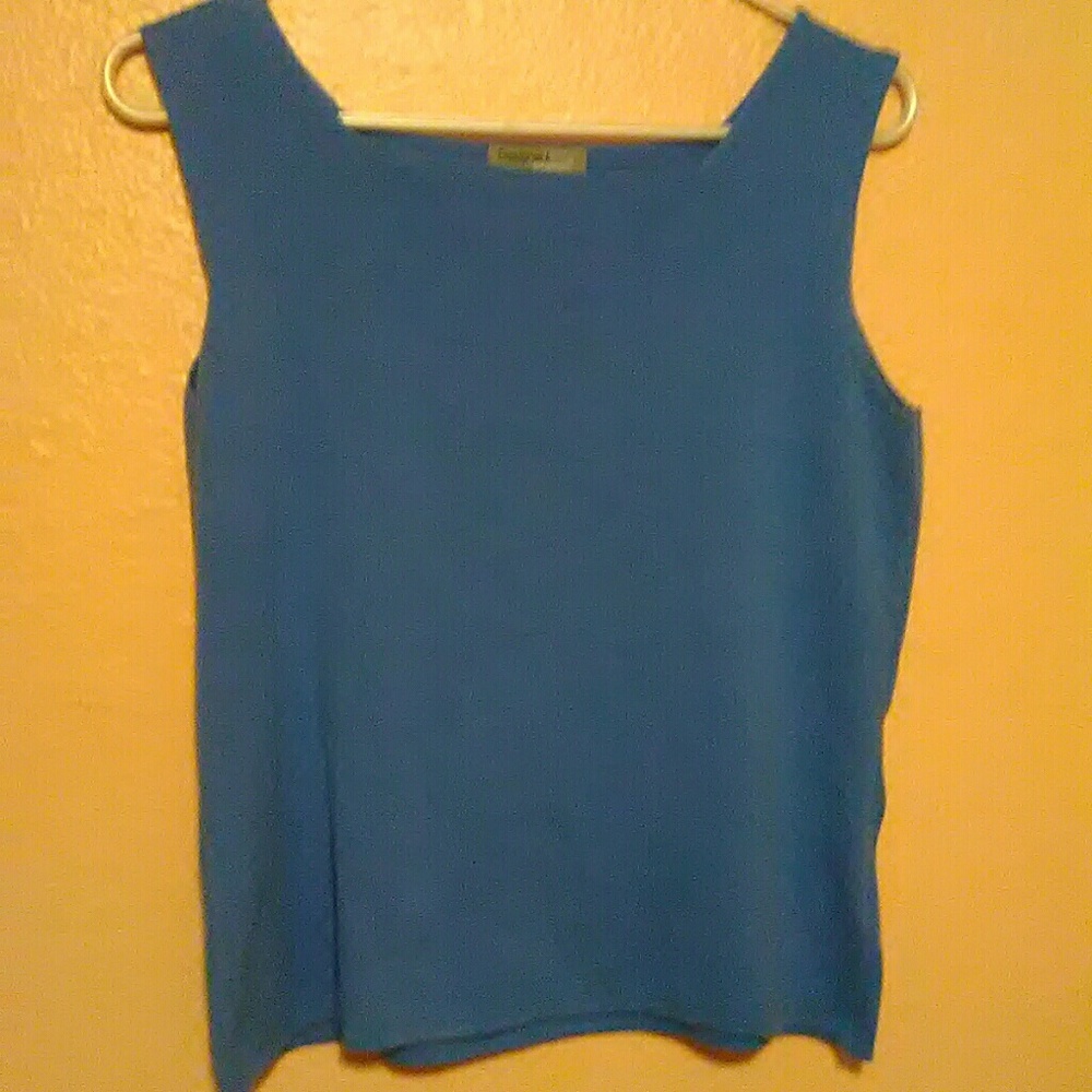 Designers Original blue sleeveless sweater